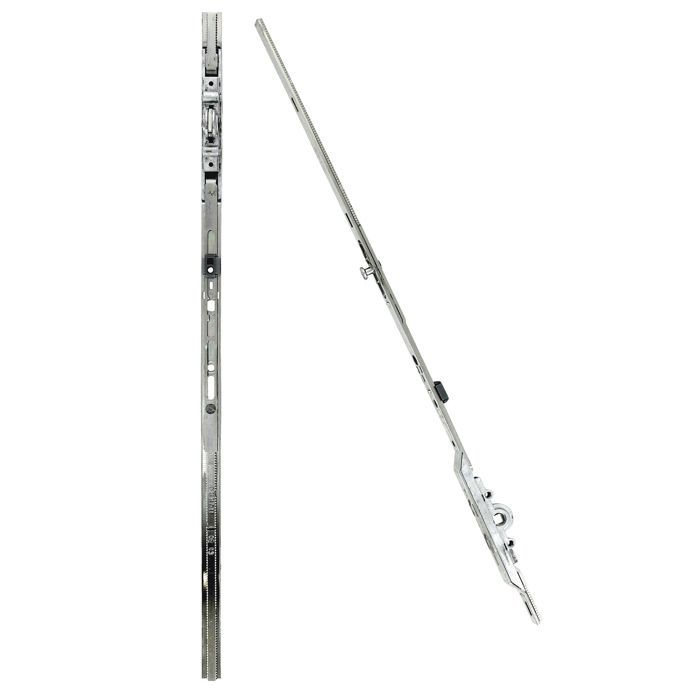 Ferrolho de cremone para janela basculante e giratória - FERCO - JET 75 DFDV - PVC - eixo de 7,5 mm - anticorrosão ferGUard