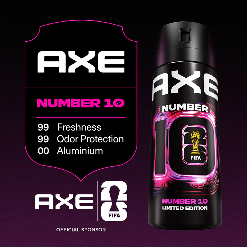 Dezodorant v spreji Axe FIFA Number 10