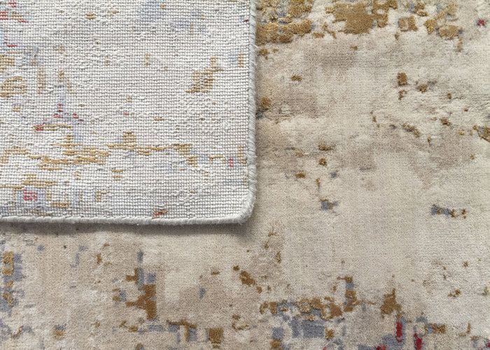Tapis Contemporain en Laine Alpes HAMID, Tapis Doux Moderne,  ( Beige Rouge, 300 x 200 cm )