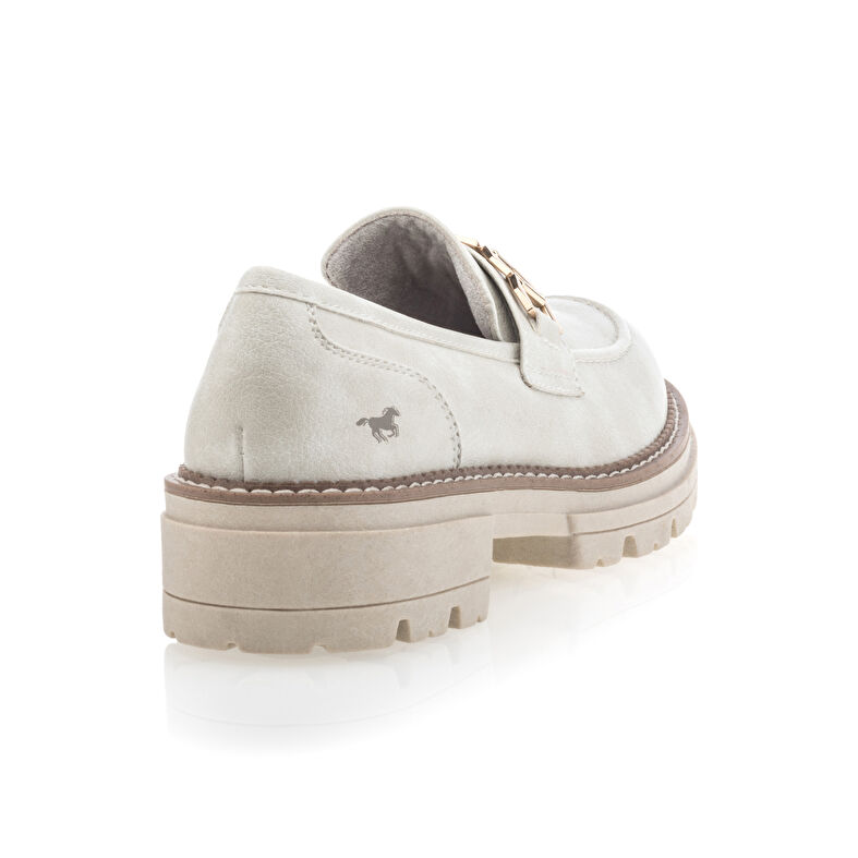 Beige loafers/båtsko til dame