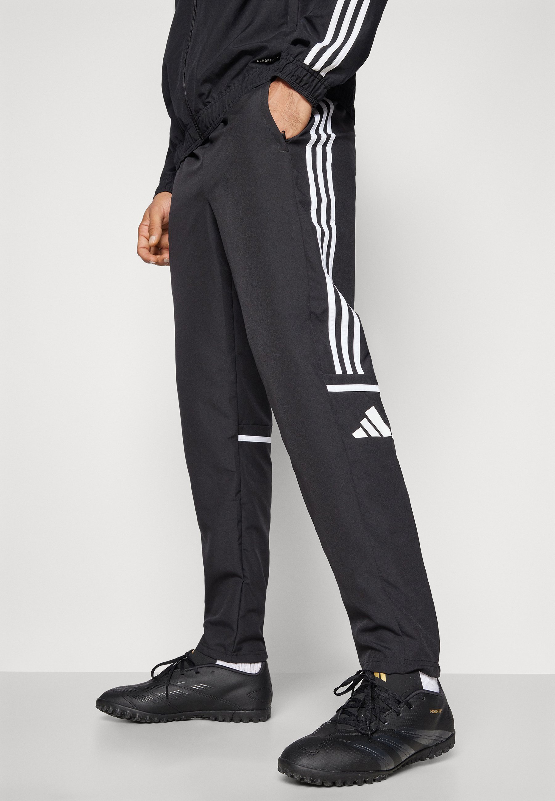 adidas Performance SQUADRA25 PRE PNT M - Bas de survêtement - Noir/Blanc