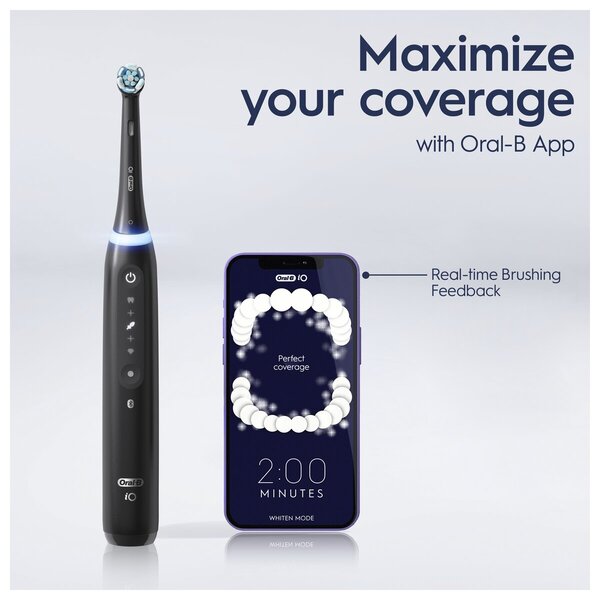 Periuțe de dinți electrice Oral-B iO Series 5<br>negru, alb, 2 bucăți