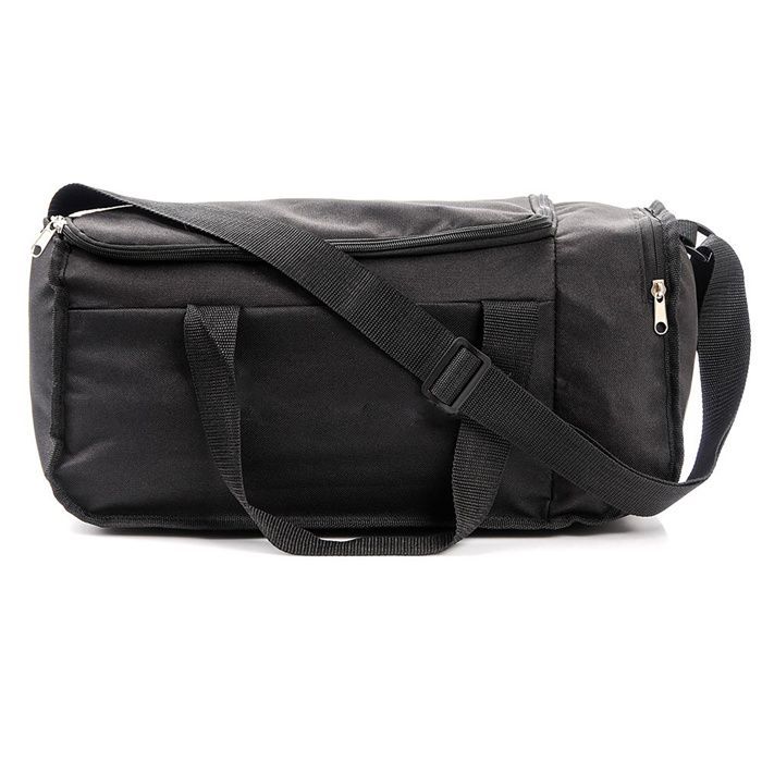 Sac de sport Nepr - tissu imperméable - bandoulières réglables - 20 L - Noir