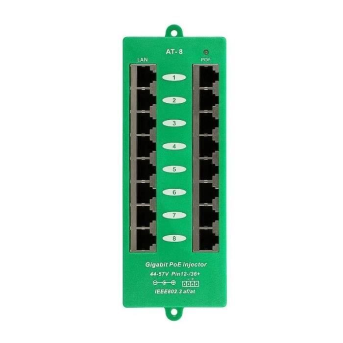 Extralink PoE Iniettore 8 porte Gigit - 5903148912561