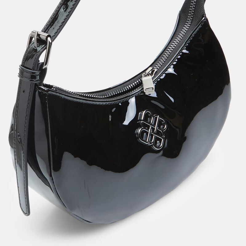 Bata Red Label damska mini torba typu hobo z efektem lakieru