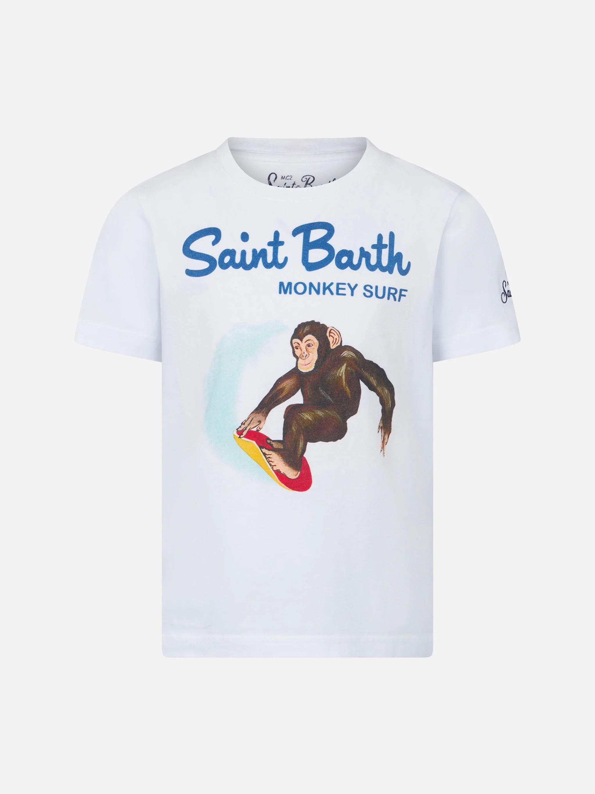 Saint Barth Monkey Surf Kids T-shirt