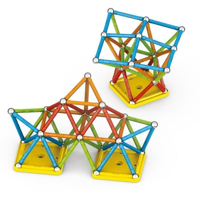Jeu de construction magnétique - GEOMAG - Supercolor - 93 pièces - Magnétique - Dès 3 ans