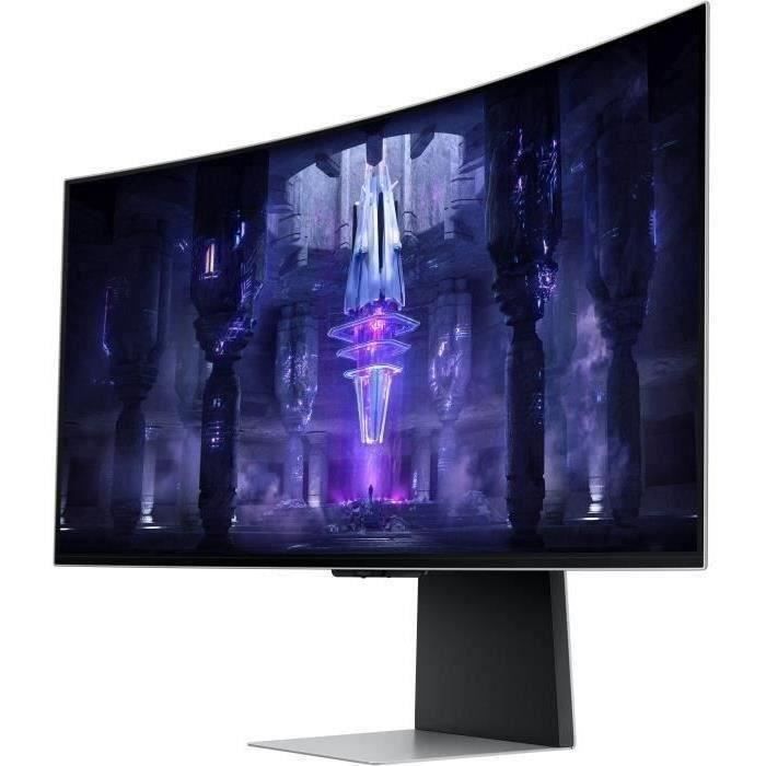 Curved PC Gamer Screen - SAMSUNG - ODYSSEY - G8 G85SB - 34'' UWQHD - OLED panel - 0.1 ms - 175Hz - HDMI 2.1 / mini DP / USB C 3.1