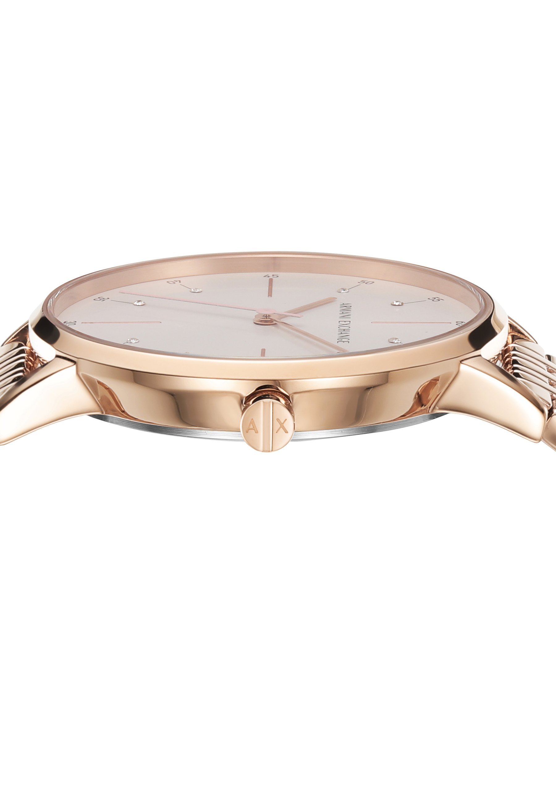 Conjunto Armani Exchange - Colar - cor ouro rosa