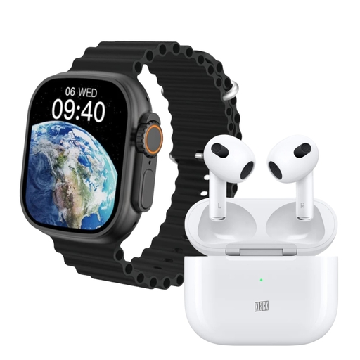 Pack Deportivo Klack Smartwatch S8ultra Y Auriculares Bluetooth Pro 6s