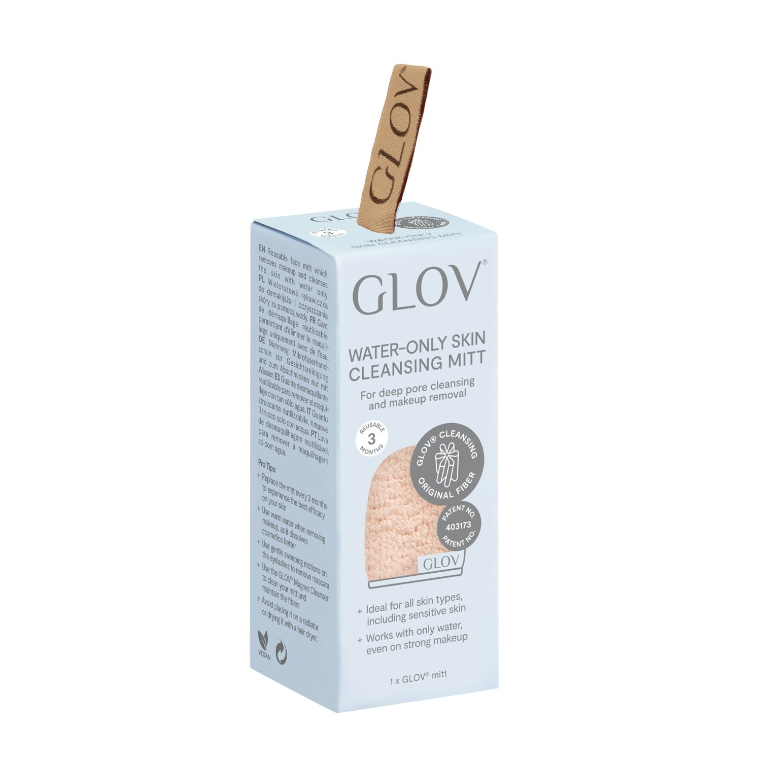 GLOV odstranjevalec ličil za na pot – 1 kos