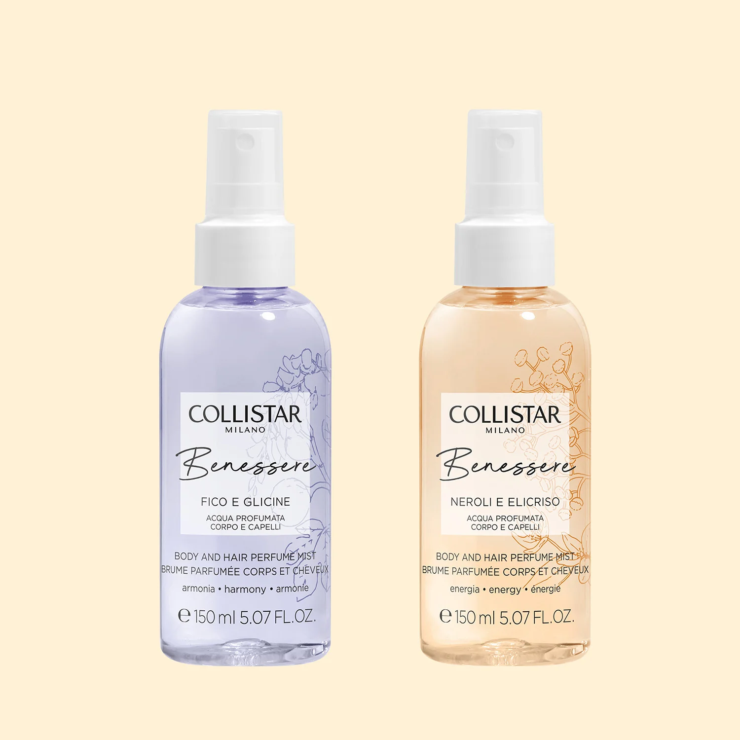 Benessere Neroli & Elicriso Acqua Profumata Corpo E Capelli - Acqua Aromatica