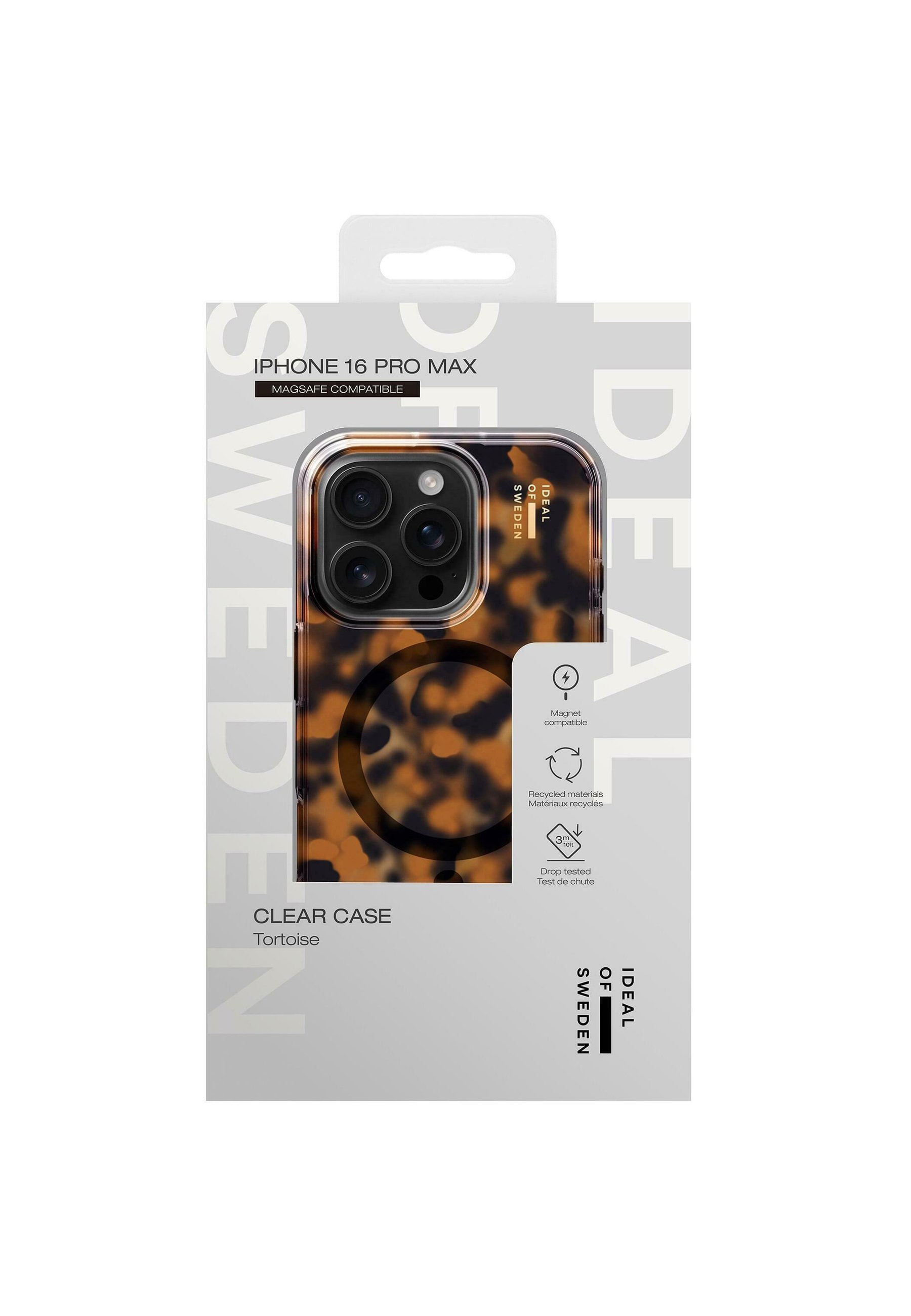 iDeal of Sweden Étui transparent Magsafe pour iPhone 16 Pro Max - marron