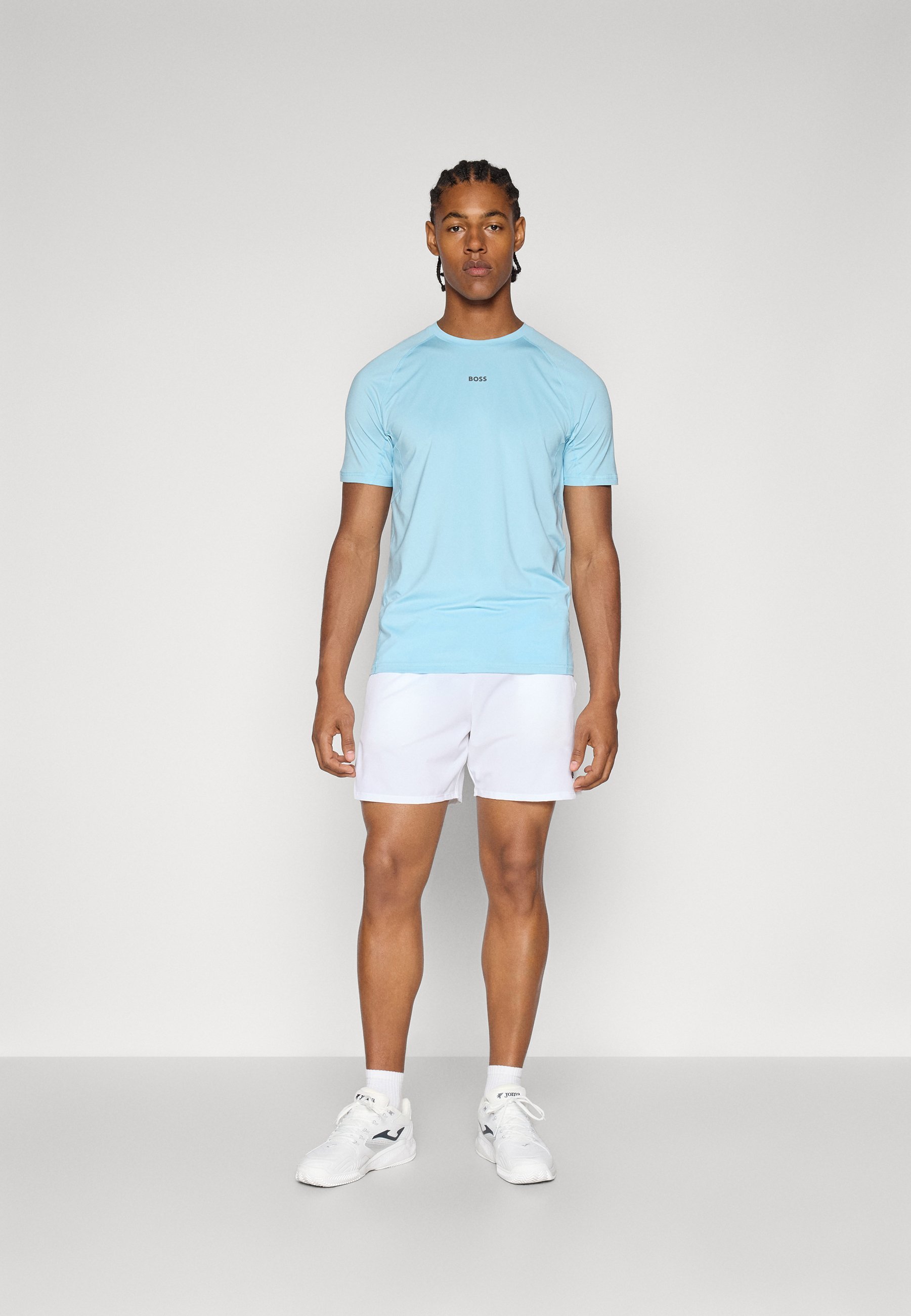 BOSS ACTIVE - T-shirt sportiva - azzurro pastello chiaro