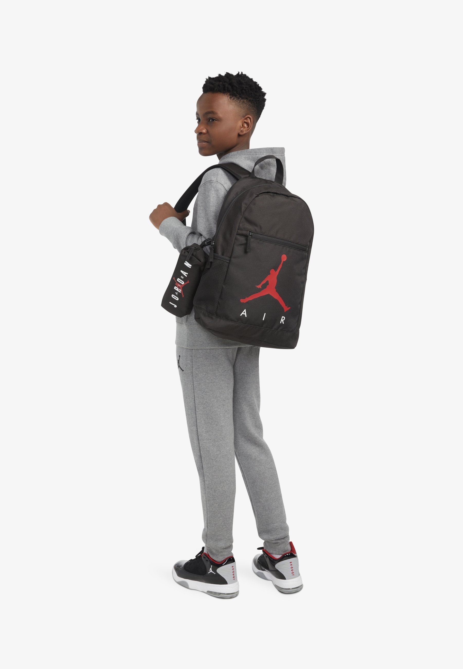 Ensemble unisexe Jordan AIR SCHOOL BACKPACK - Trousse à crayons - noir
