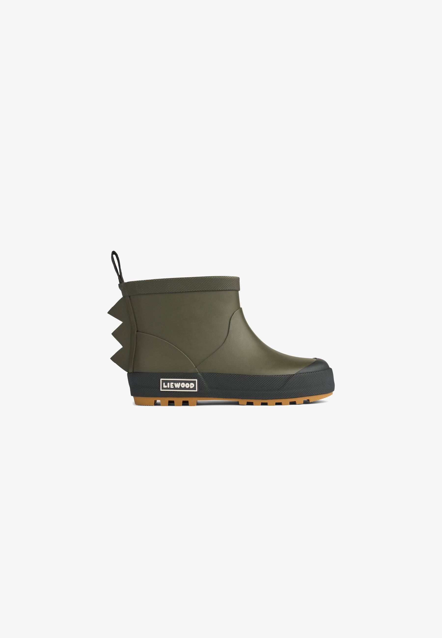 Liewood JESSE DINO THERMO RAINBOOT UNISEX - Gumicsizma - katonai barna