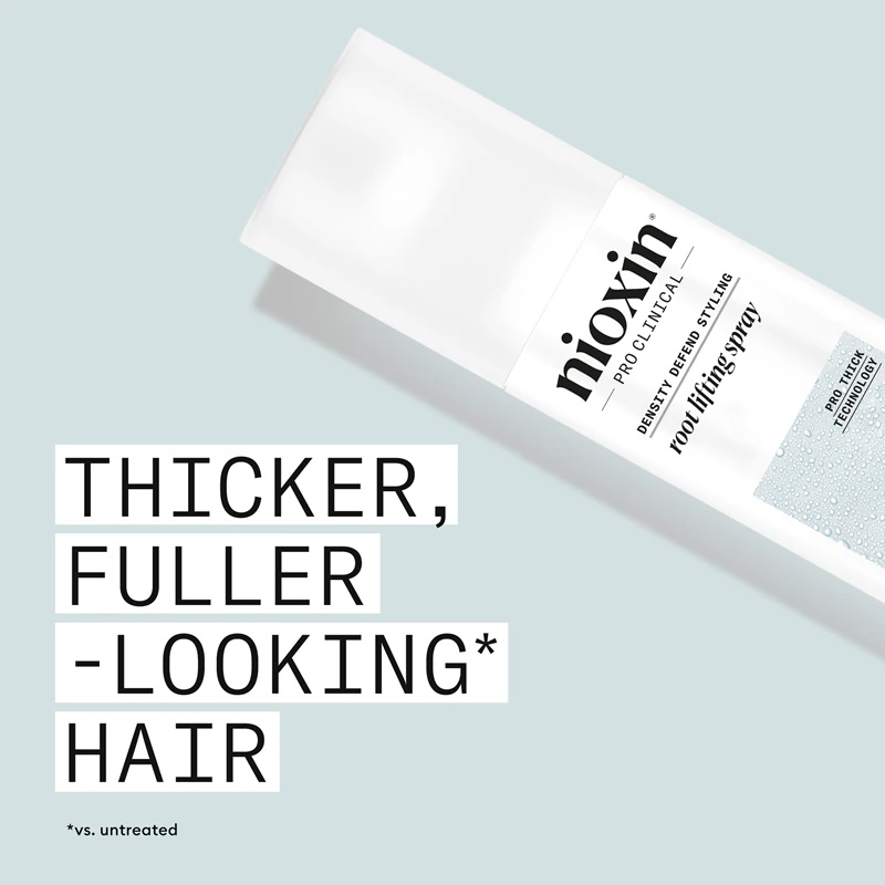 Nioxin Density Defend Styling Root Lifting Spray, спреј за волумен за беспрекоран изглед косе