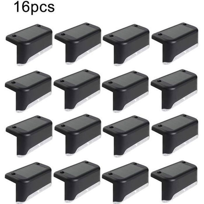 YULINLAND LED Solar Deck Light - ABS - IP65 - 16 bulbs - Outdoor use