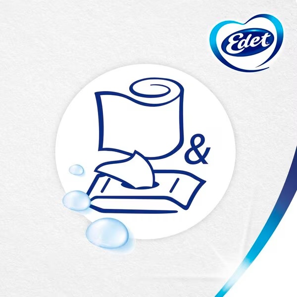 Vlhčený toaletný papier Edet Comfort s mandľovým mliekom<br>42 kusov