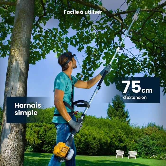 STIGA STIGA MT 330 OUTIL MULTIFONCTION THERMIQUE 5-EN-1, 25,4 CM³, 0,7 KW – LAME 3T, TÊTE TAP&GO – ENTRETIEN DE JARDINS, COUPE ET