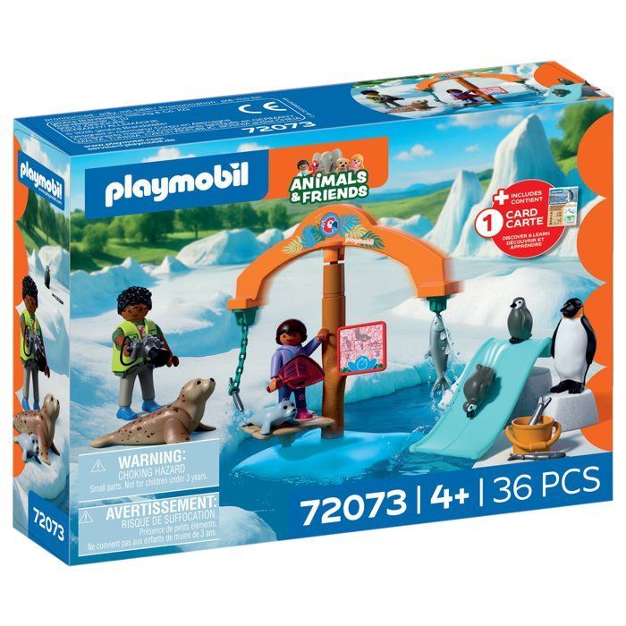 Playmobil 72073 Zoo: Discovering the Ice Floe