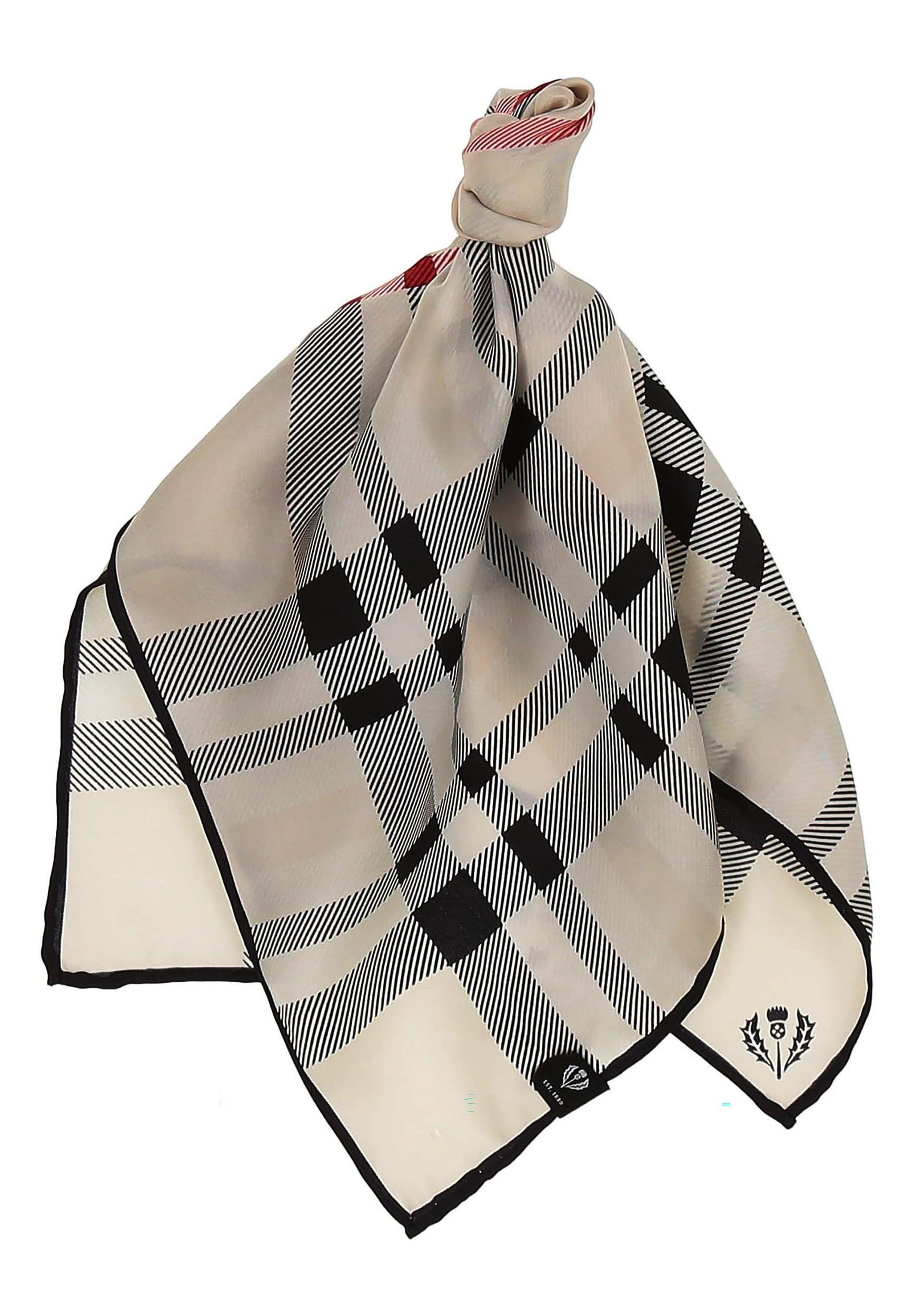 FRAAS PLAID KARO NICKI - Foulard - crème au beurre