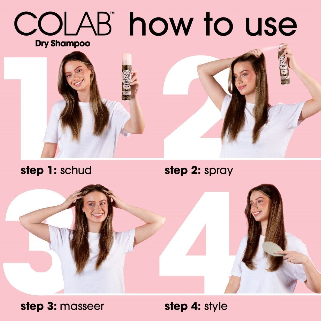 „Colab Trockenshampoo“ tamsus korektorius – 200 ml