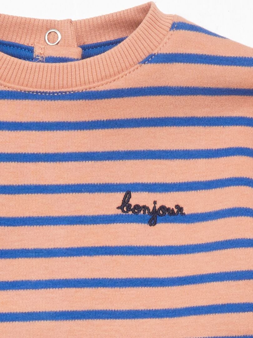 T-shirt met lange mouwen - BLAUW