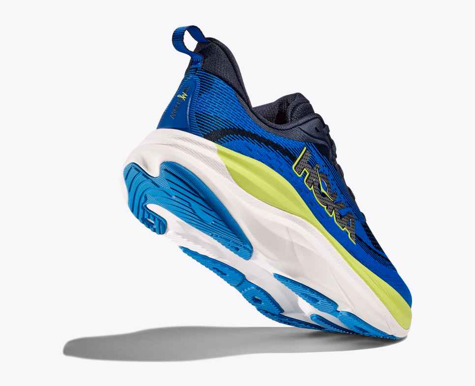 HOKA Skyflow Varsity Bleu marine / Bleu cobalt électrique