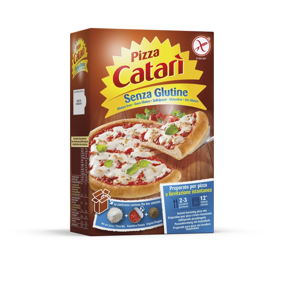 Glutenvrije pizza Catari' Glutenvrij eten