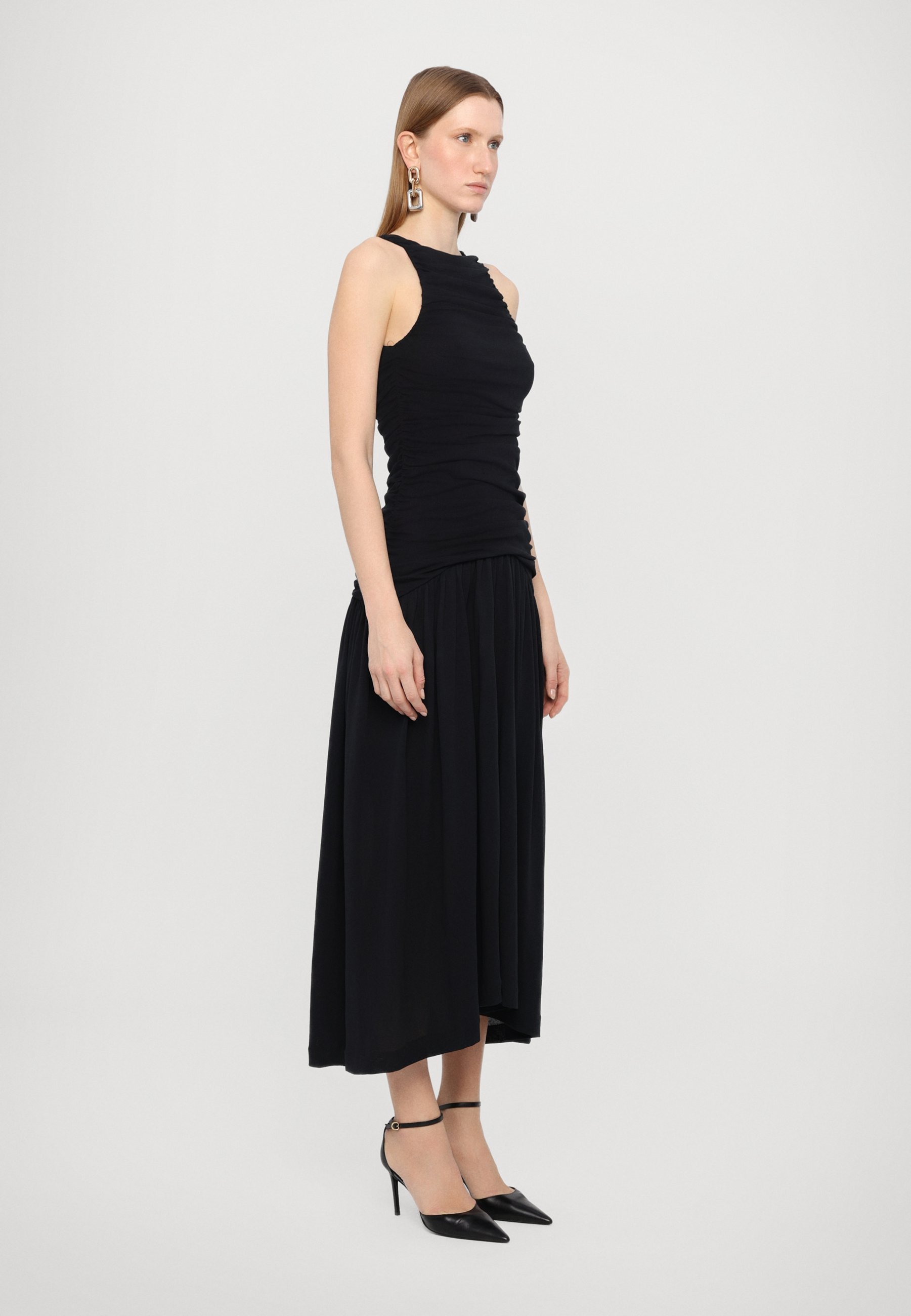 BITE Studios EVIDENTE SHOULDER - Maxi-jurk - zwart