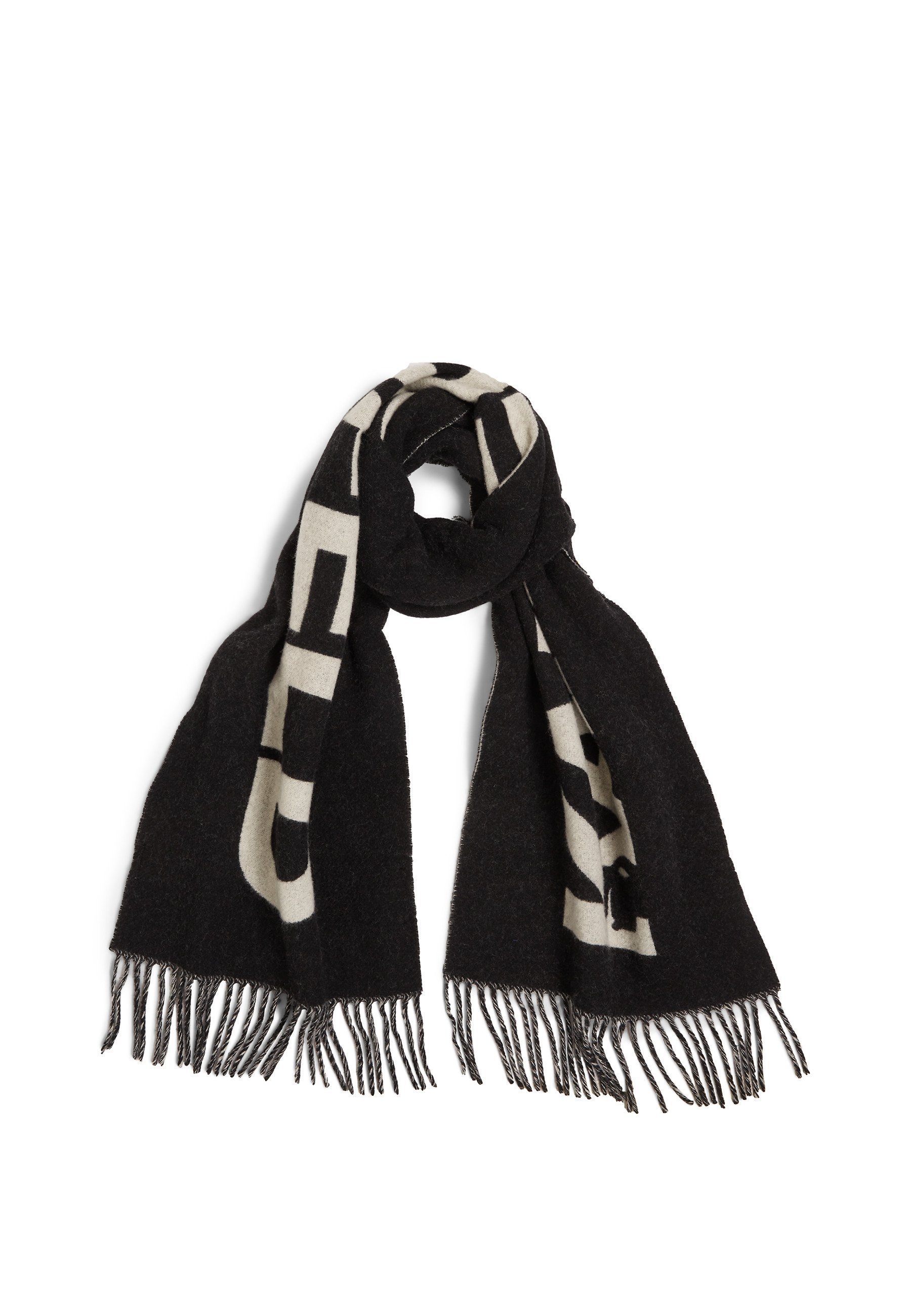 SCIARPA ESSENTIAL DI KARL LAGERFELD - Sciarpa - bianco/nero