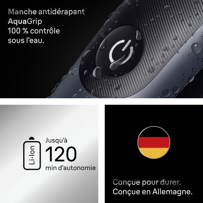 Rifinitore multifunzione - BRAUN - MGK7540 - 120 min - Impermeabile - Nero