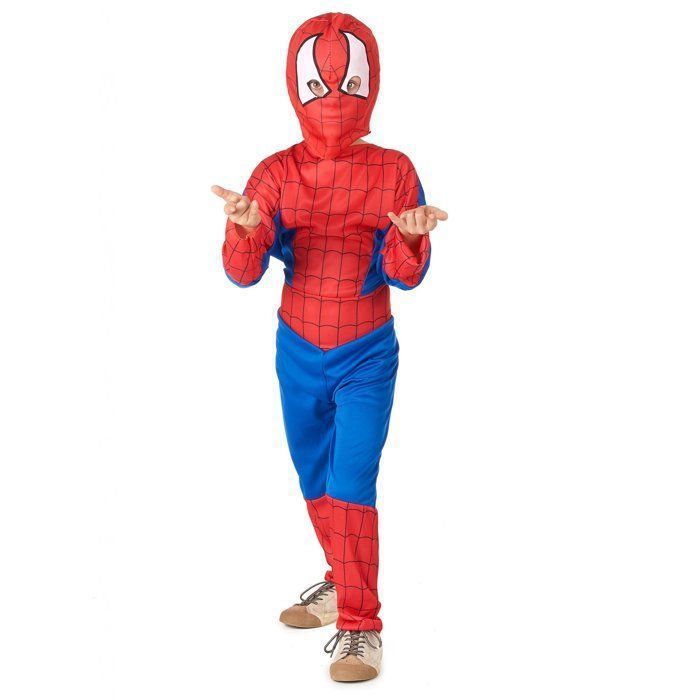 Spiderman-kostuum - JADEO - Jongensmodel - Meerkleurig - Spiderman-licentie