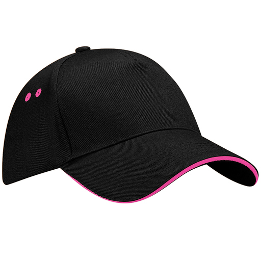  Gorra/visera Deportiva Beechfield Ultimate Sandwich 100 % Algodón.