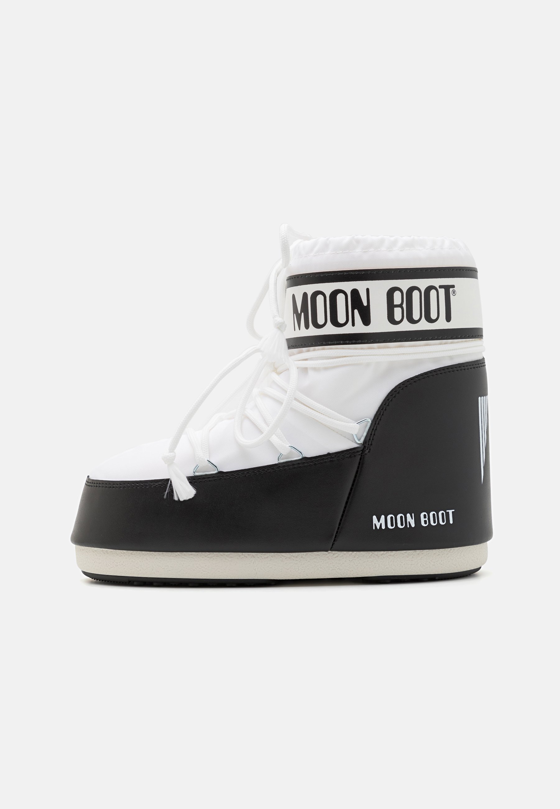 Bottes Moon Boot ICON UNISEX - Bottines à lacets - blanches