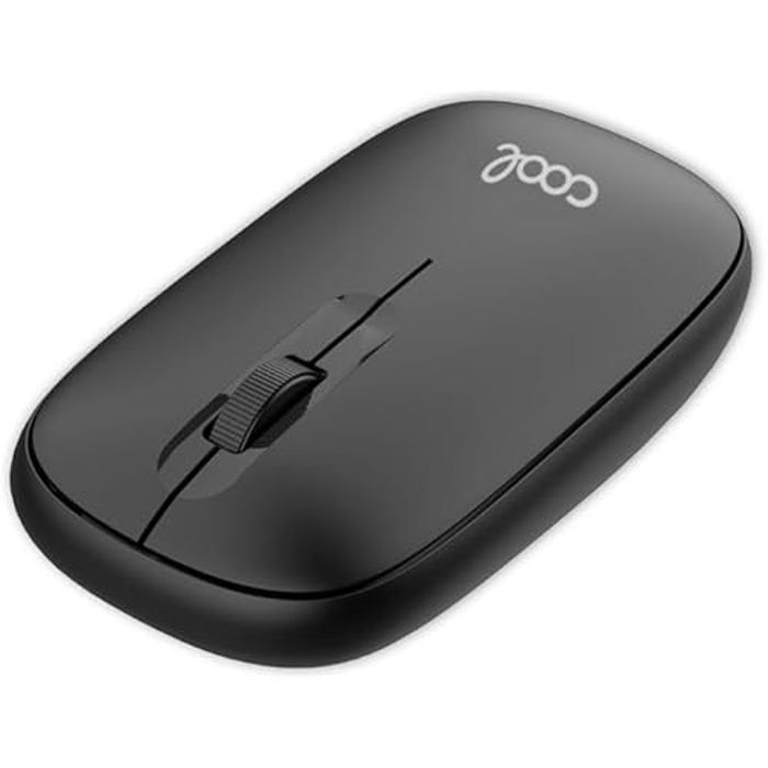 Souris d'ordinateur sans fil - COOL - Slim Silencieuse - Bluetooth + USB - Noir