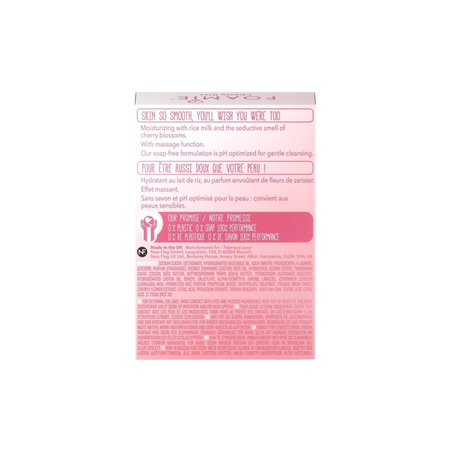 FOAMIE Soin lavant solide - Cherry Kiss