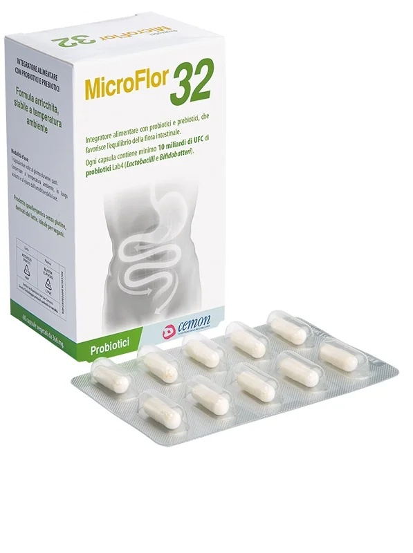 CEMON Microflor 32 60 cápsulas Sem refrigeração