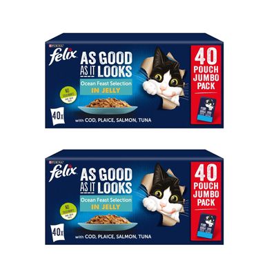 Felix So gut wie es aussieht Jumbo-Packung 80 x 100 g