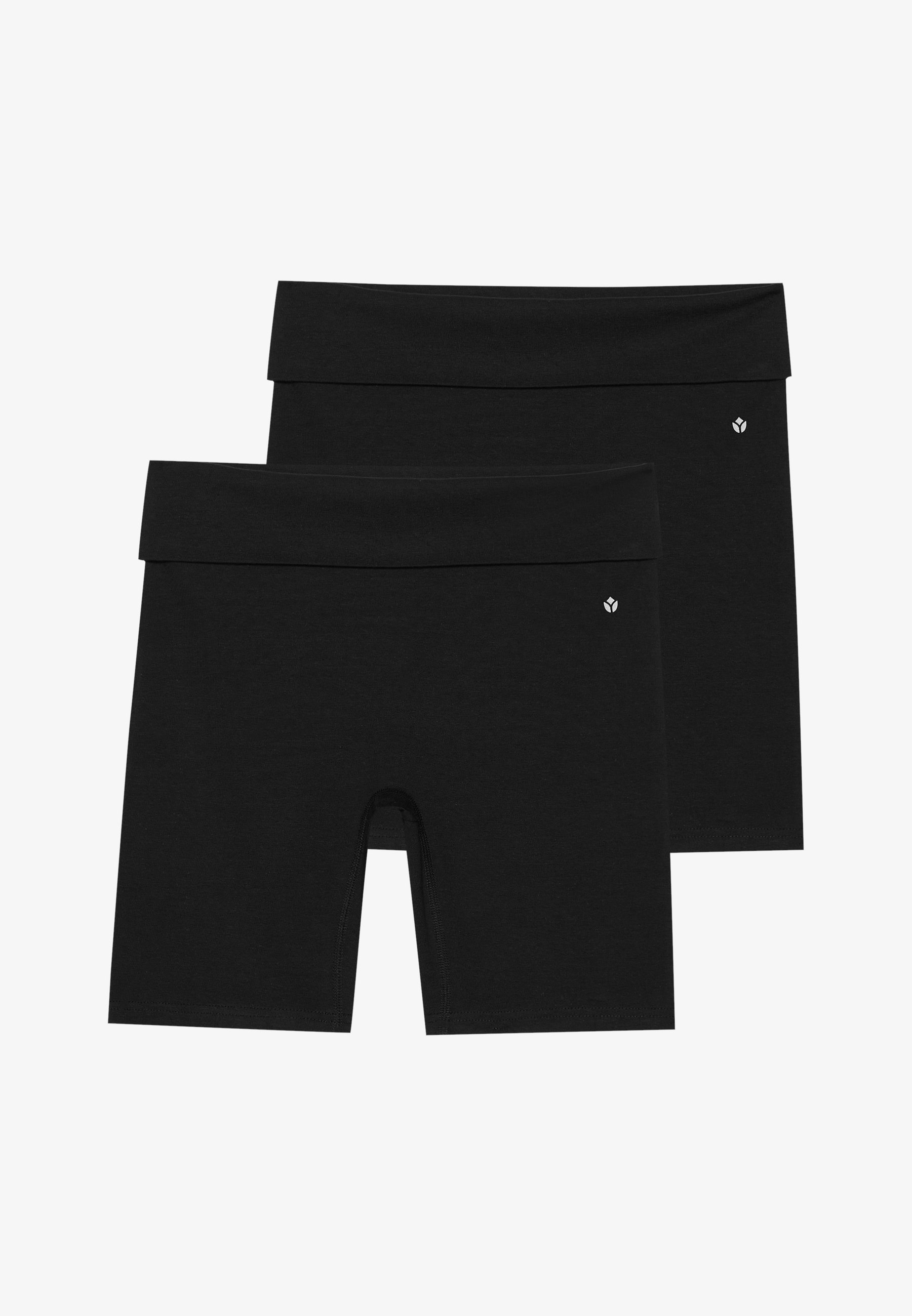 Lot de 2 shorts de cyclisme taille haute Even&Odd Active avec ceinture repliable - Short - noir