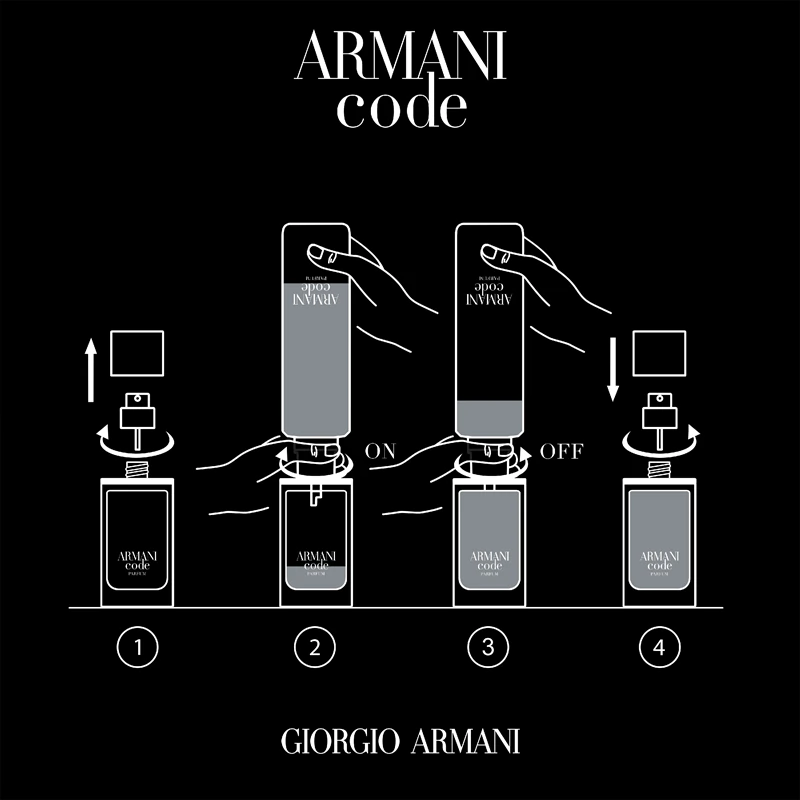 Náplň do parfumu Armani Code Parfum pre mužov, náplň