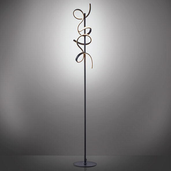 LED-lattiavalaisin Curls