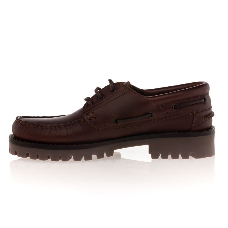 Brune loafers/båtsko til herre