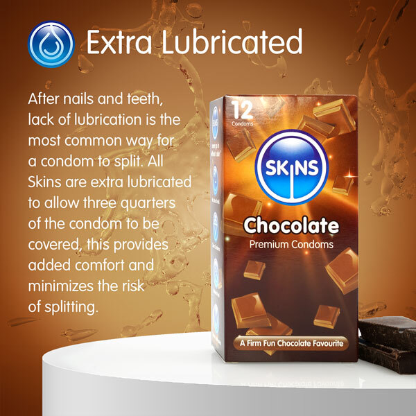 Preservativi Skins al cioccolato, confezione da 16 | Salute | Superdrug