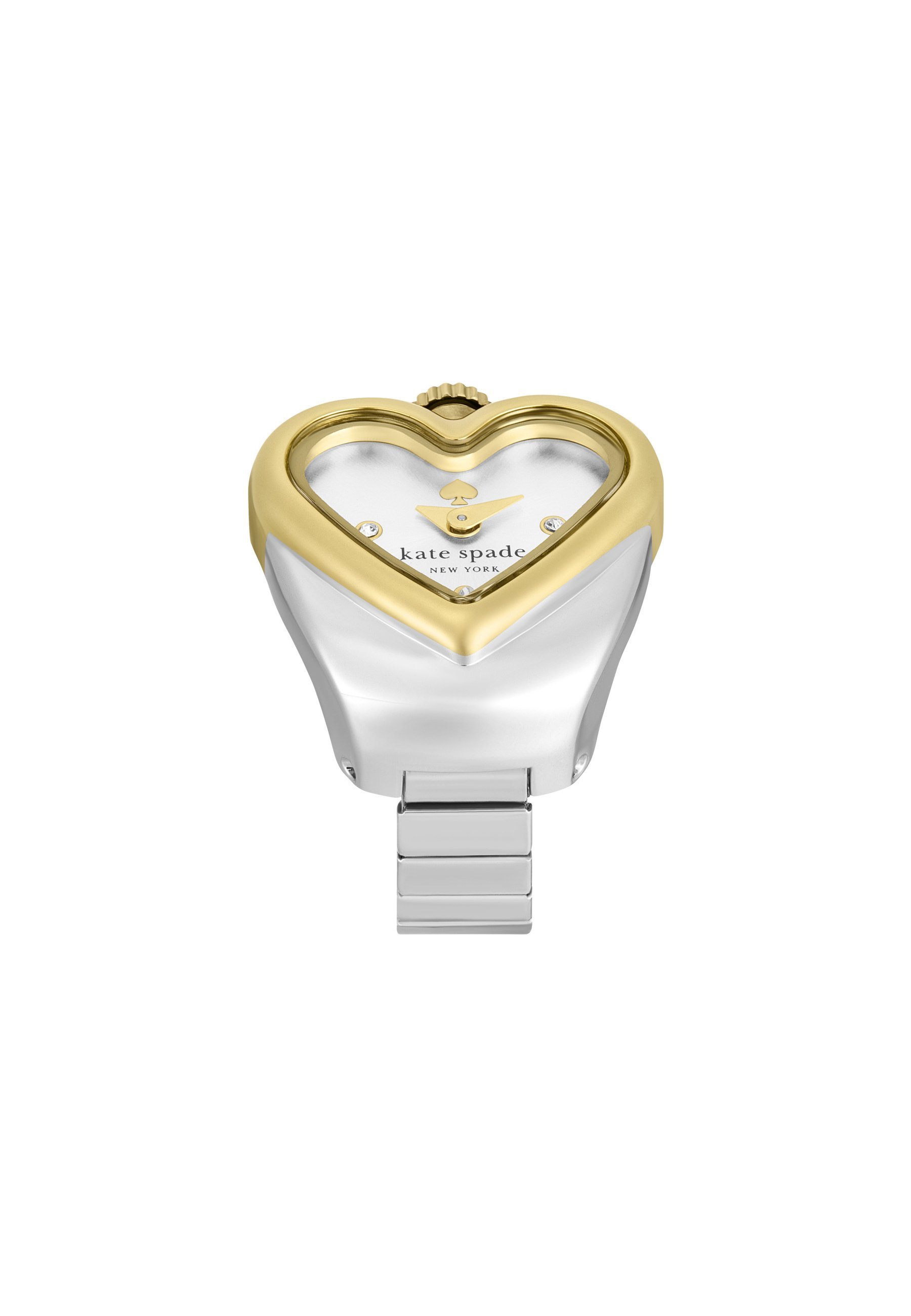Kate Spade New York Damenuhren im traditionellen Stil Monroe Heart - Uhr - Silber