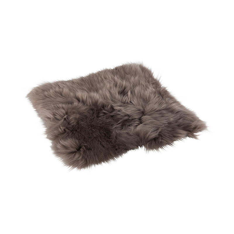 Hjem Lammeskinn 34x34 cm stolpute/setepute