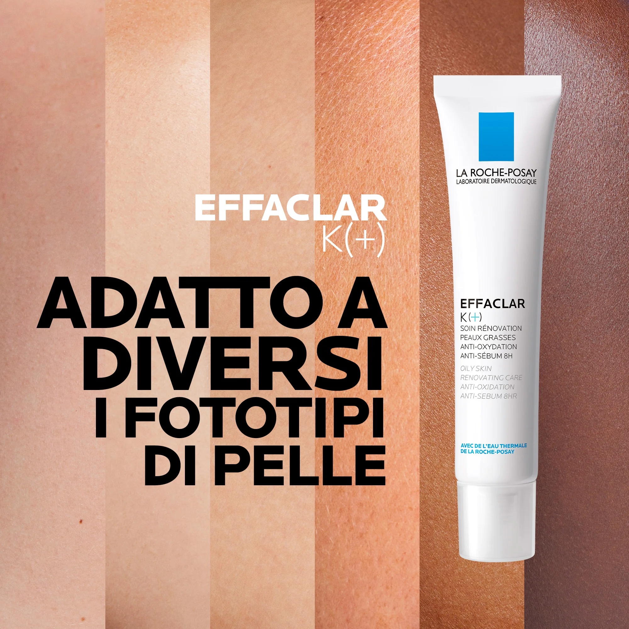 LA ROCHE POSAY La Roche Posay Effaclar K+ 40 ml Regenerierende Pflege für fettige Haut Fettige oder unreine Haut