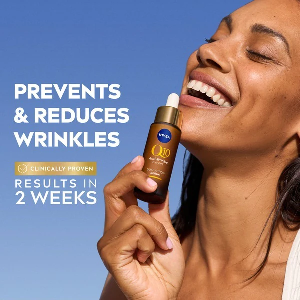 NIVEA Q10 dvigubo poveikio serumas nuo raukšlių, 30 ml