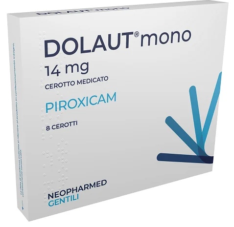 NEOPHARMED GENTILI Dolaut Mono 14 mg 8 medicinale pleisters voor gewrichts-, spier- en peespijn